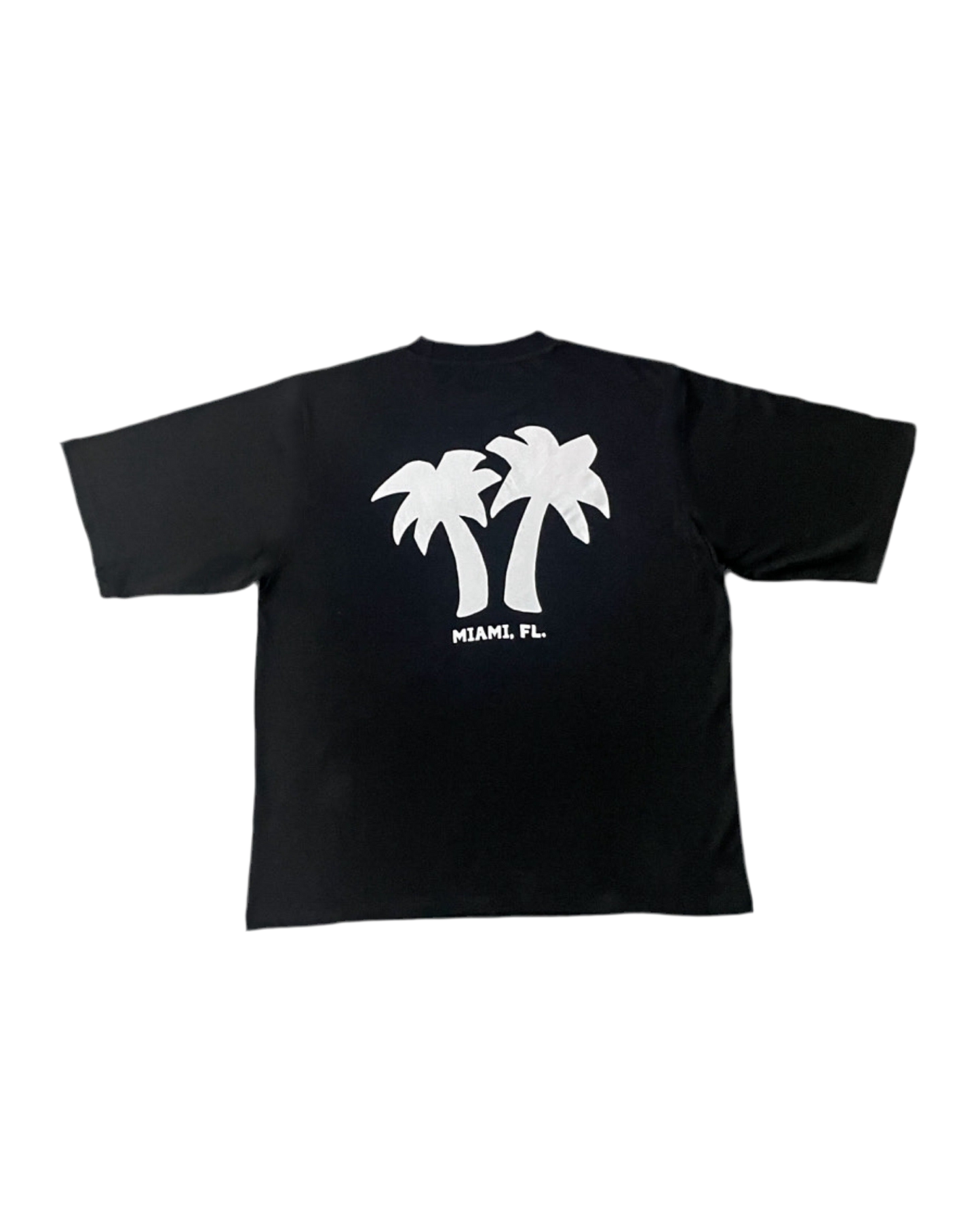 Southside Palm Tee -Black
